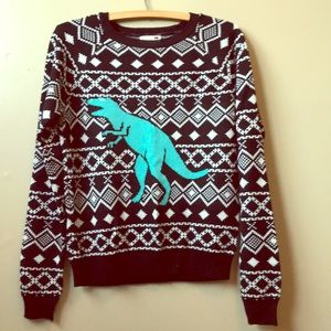 L. A. Hearts Dino Sweater